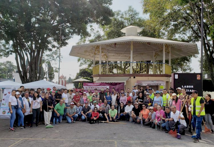 Continuan las jornadas de limpieza y embellecimiento urbano en Cuernavaca