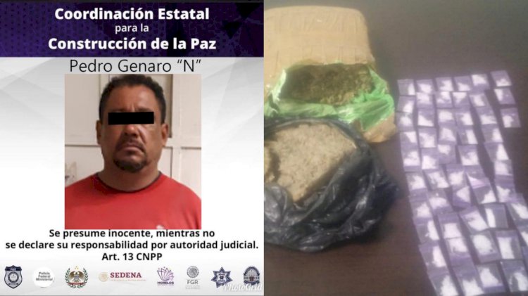 Con cargamento de mariguana detienen a sujeto en Tlaltizapán