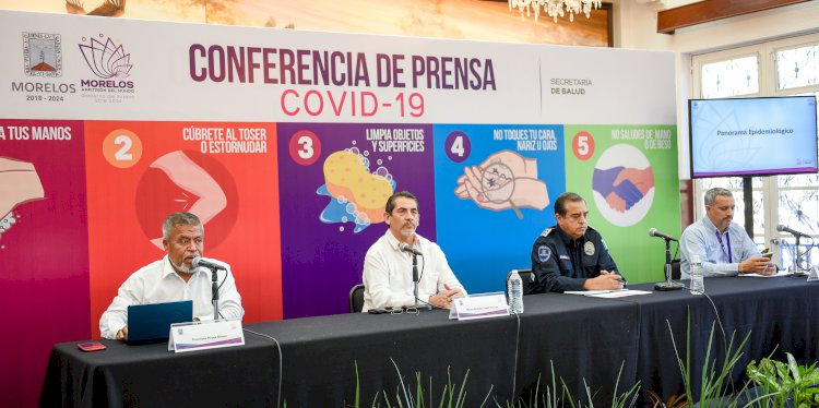 Con 5 casos de covid-19 cierra la semana Morelos