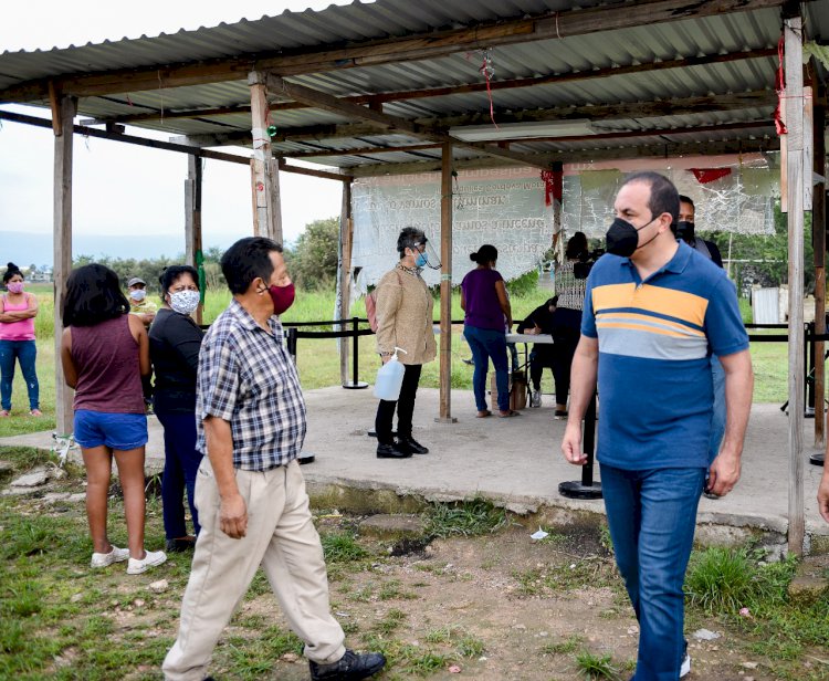 Apoya Cuauhtémoc Blanco a grupos vulnerables de Emiliano Zapata