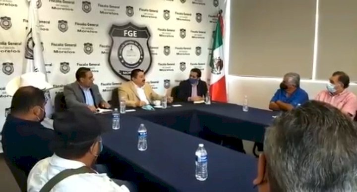 Fiscal General se reúne con representantes de los 9 ejidos de Yautepec