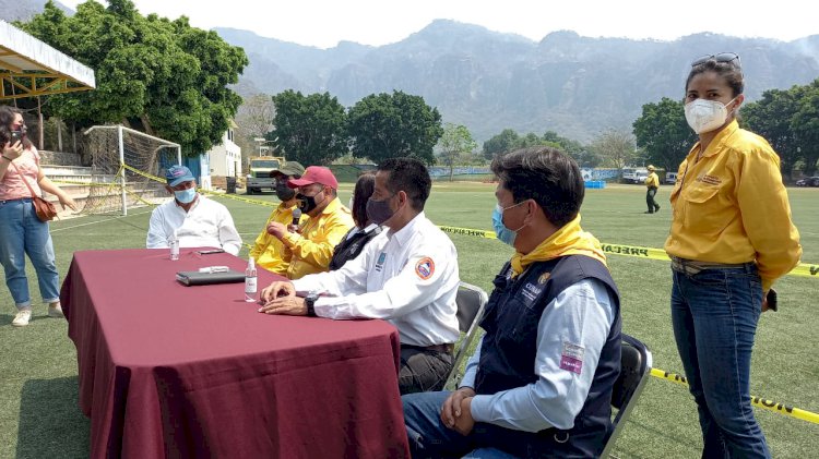 Se extendió el fuego en Tepoztlán; pero se tiene controlado el 70%