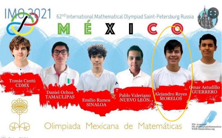 El morelense Alejandro Reyes es  bronce en olimpiada matemática