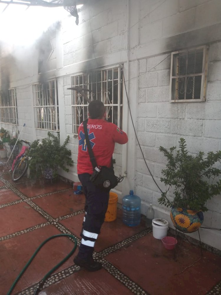Muere adulto mayor en incendio en domicilio de Yautepec