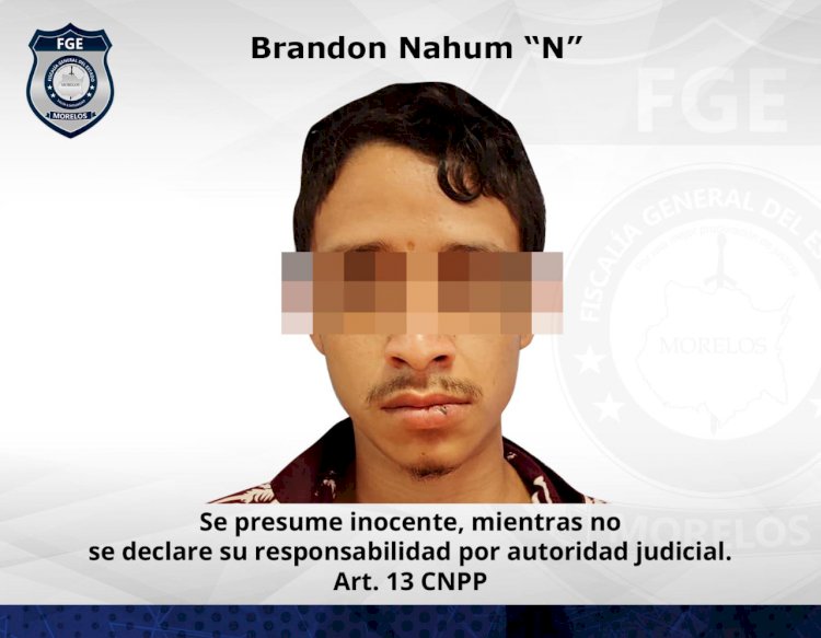 Brandon, en prisión cómo presunto culpable de robar taxi en Cuernavaca