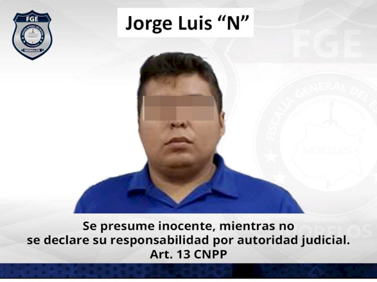 Cayó Jorge Luis en Tlaltizapán  acusado de violar a su hijastra
