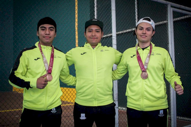 Suma frontón medalla de bronce para Morelos en Juegos Nacionales Conade 2022