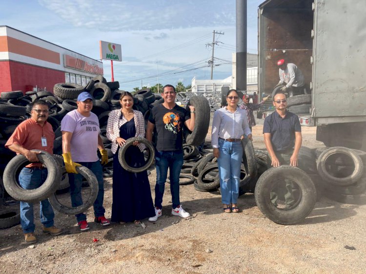 Jojutla recolectó 30 toneladas de neumáticos en el Llantatón 2022