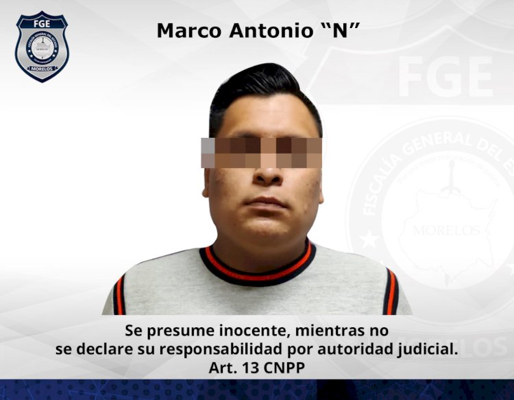 Acusado de matar a un hombre, Marco Antonio fue aprehendido
